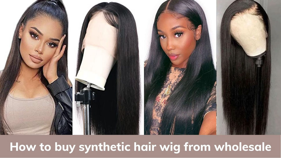 Buy synthetic hair wig from wholesale