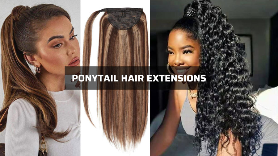 Ponytail hair - Human Hair Extension