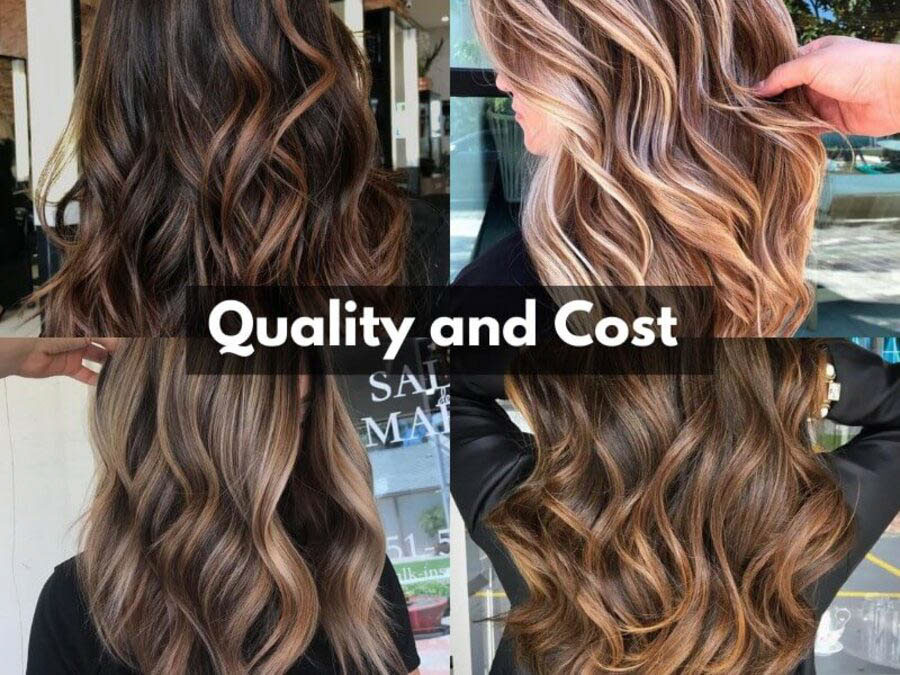 Quality and cost of hair from wholesale