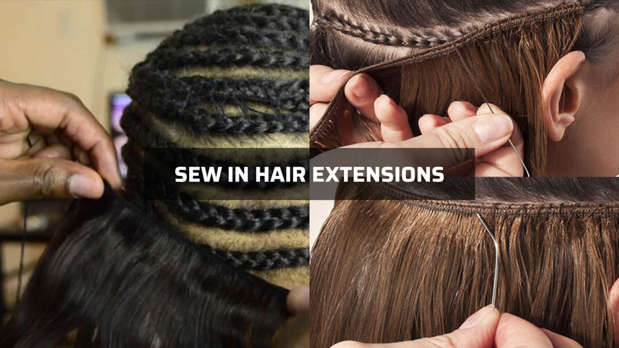 Sew-in hair - Human Hair Extension