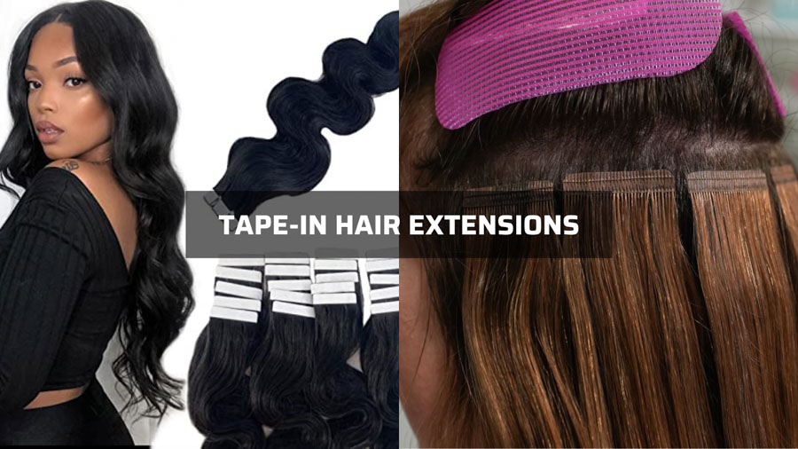 Tape-in hair - Human Hair Extension
