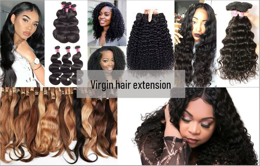 Virgin hair product