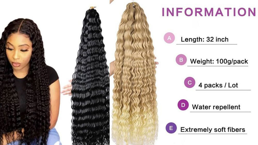Weight of 32 inch hair extension
