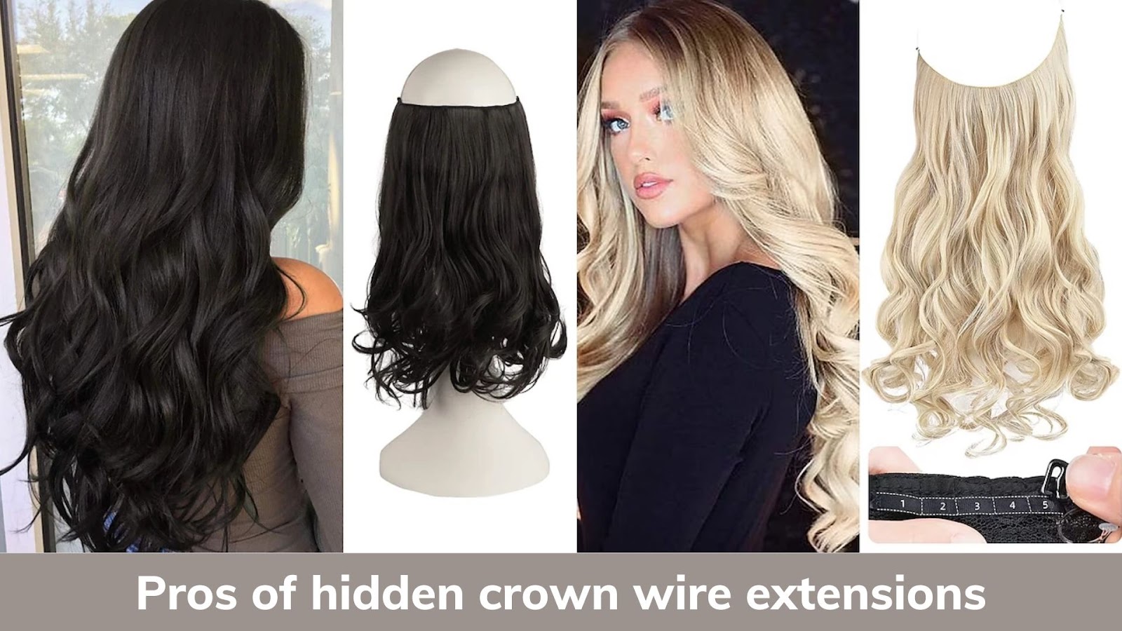 Pros of hidden crown wire extensions