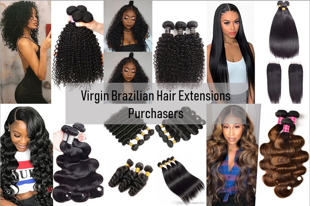 Target customers of virgin brazilian hair extensions