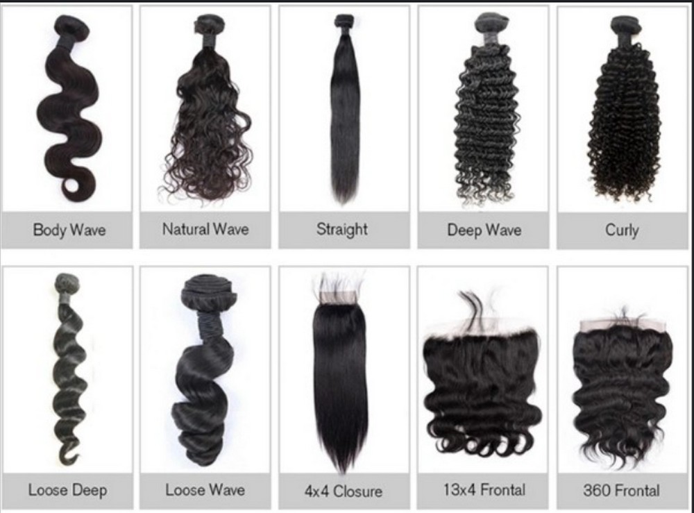 Types of virgin brazilian hair extensions