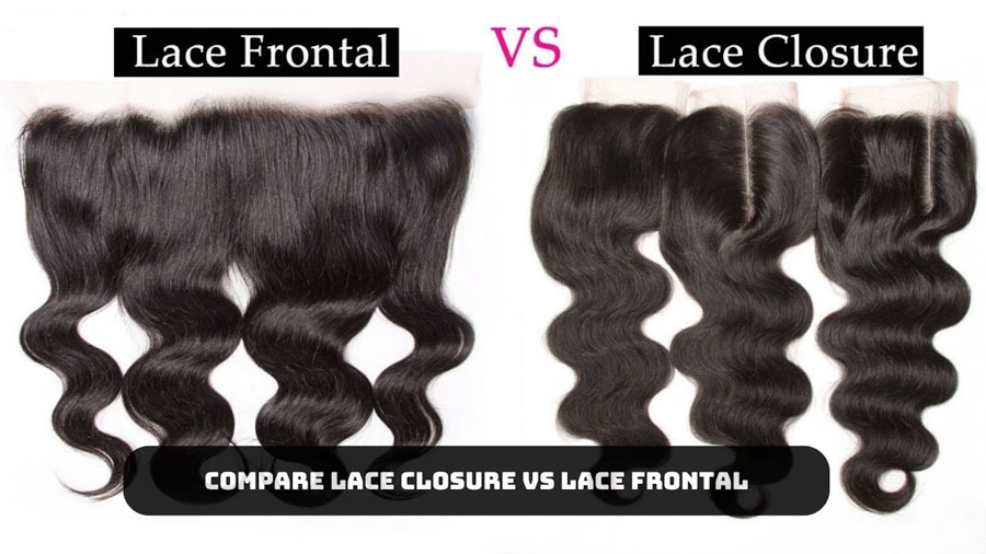 Compare lace closure vs lace frontal