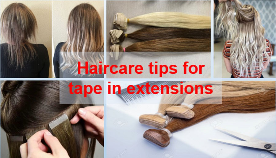 Human Hair Extensions tape in?