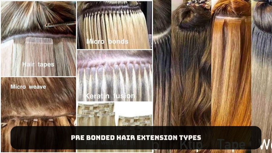 Type of pre bonded hair
