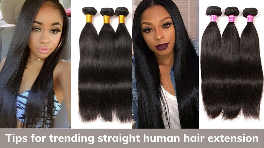Tips for trending straight human hair 