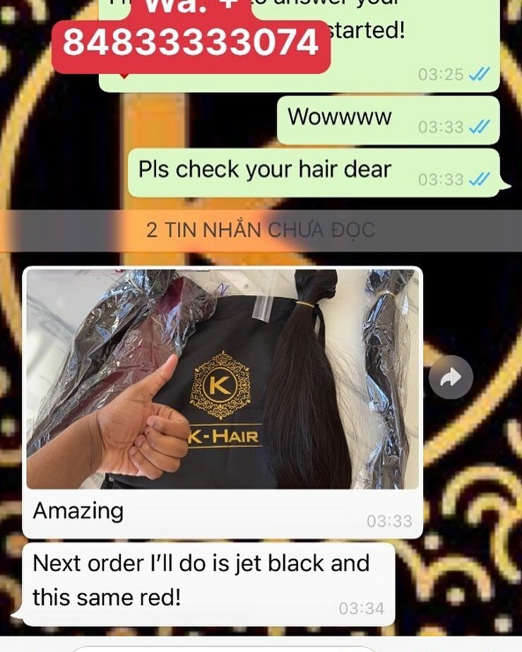 Customers love their K-Hair orders
