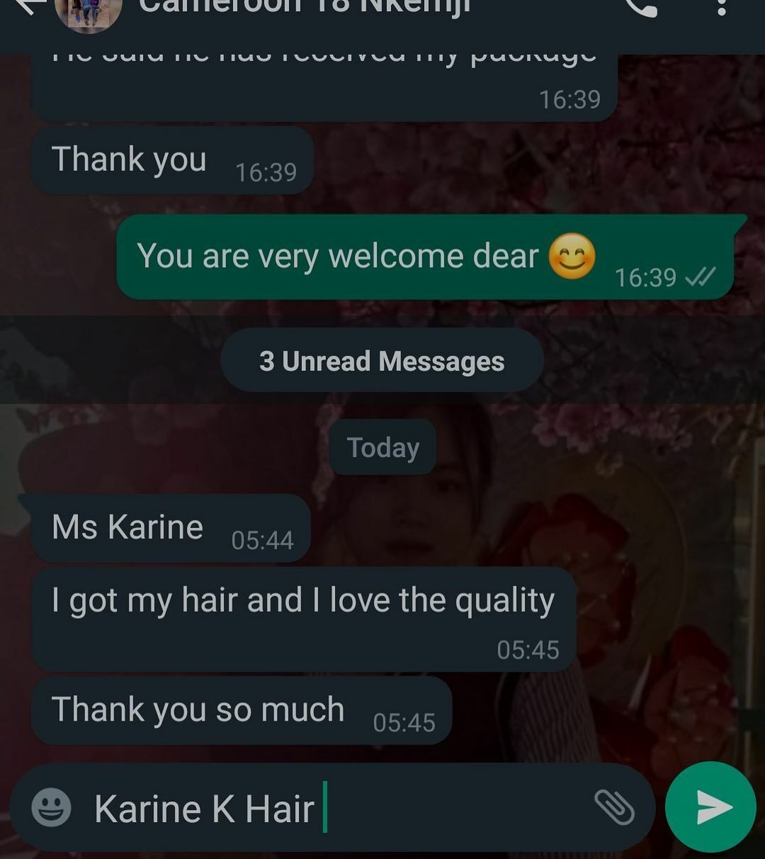 K-Hair's product quality customer feedback