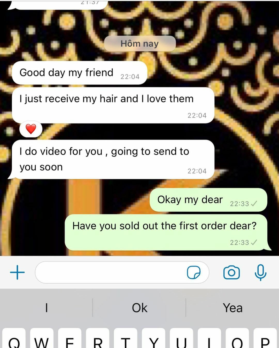 Customer love buying K-Hair's products