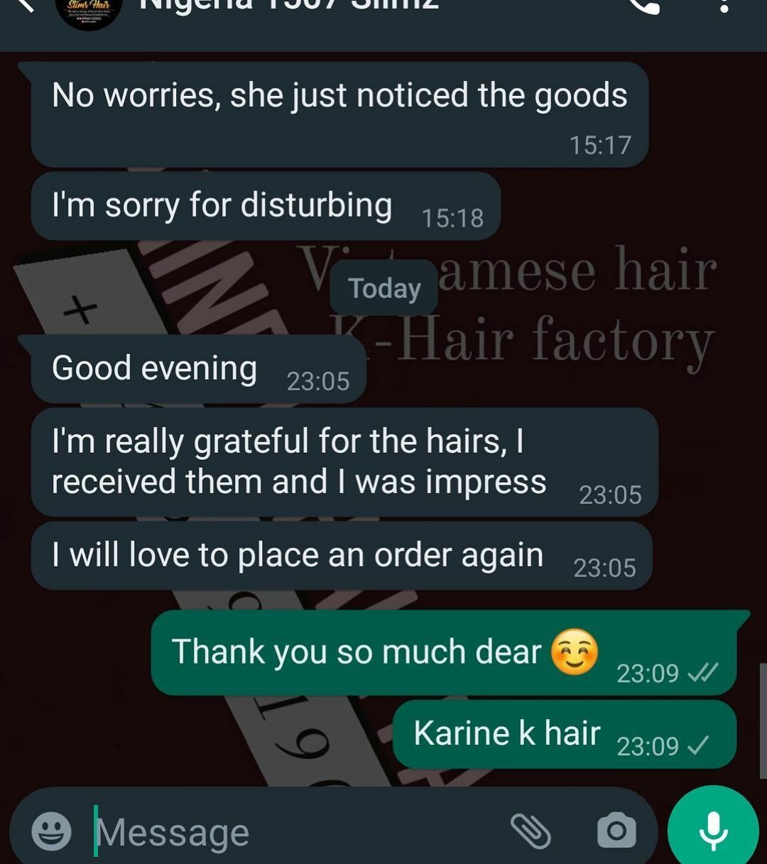 K-Hair Vietnam feedback