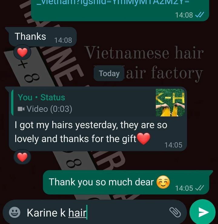 Feedback about K-Hair's product