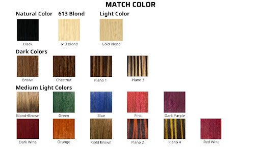 K-Hair Factory weft hair color synthesis