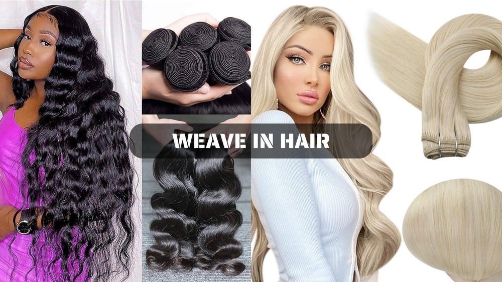 Weave in hair bundles