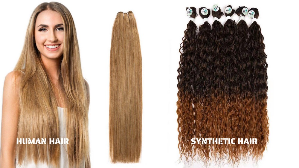 Weave in hair materials
