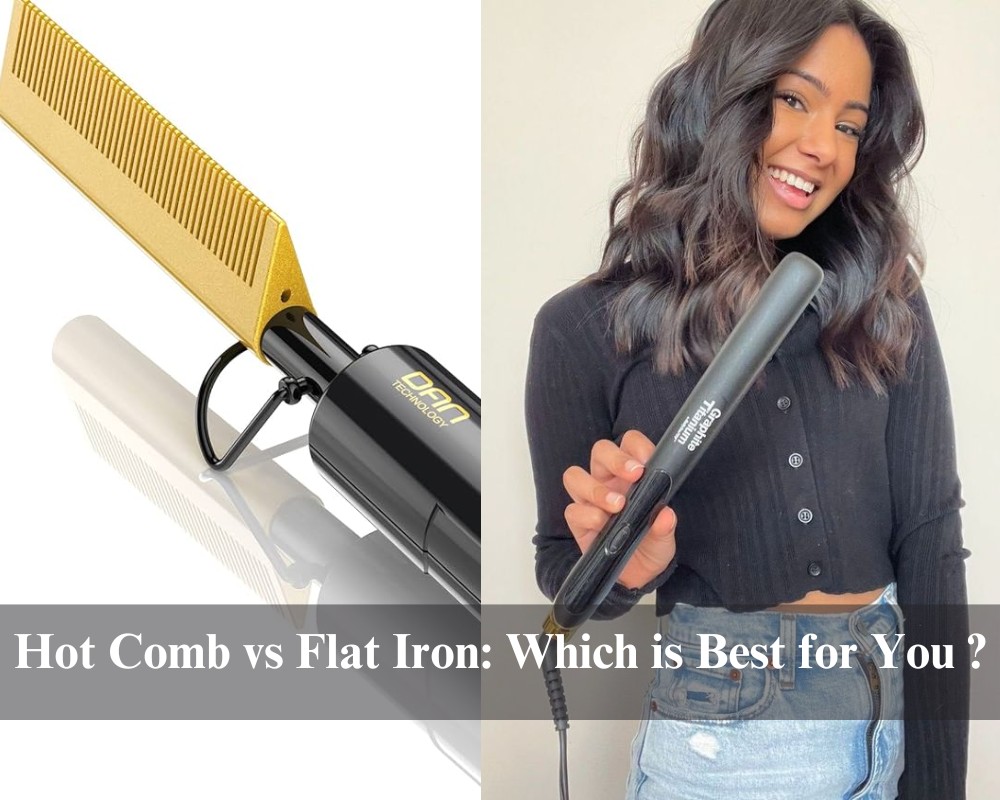 hot comb vs flat iron 1