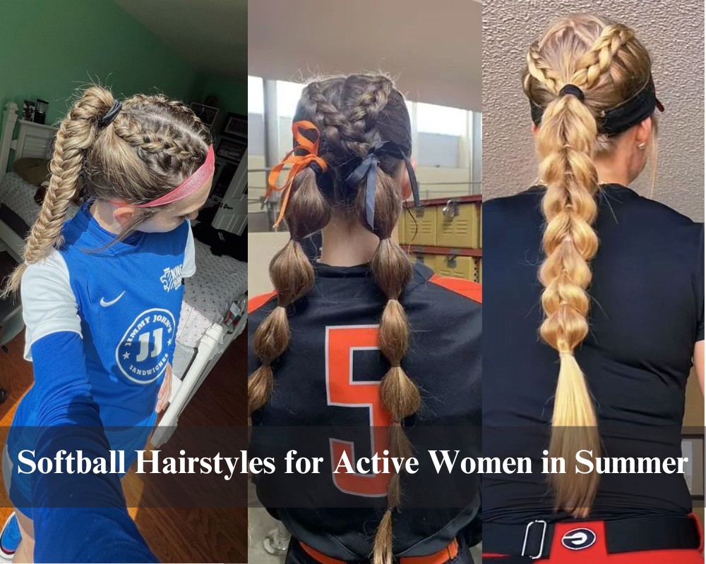 softball hairstyles 1