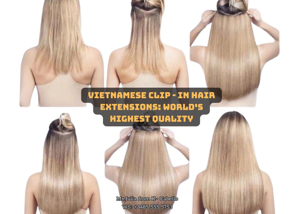 VIETNAMESE CLIP - IN HAIR EXTENSIONS: WORLD'S HIGHEST QUALITY