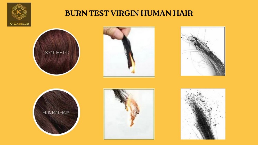 The Burn test Virgin Human Hair